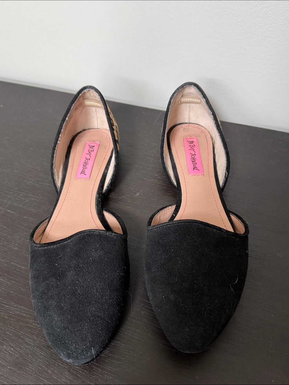 Betsey Johnson Flats with Leopard Heel - Picture 8 of 8